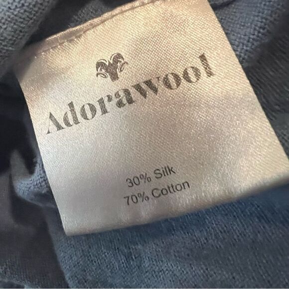 Adorawool women’s size medium, silk blend button up cardigan/sweater - Picture 5 of 7
